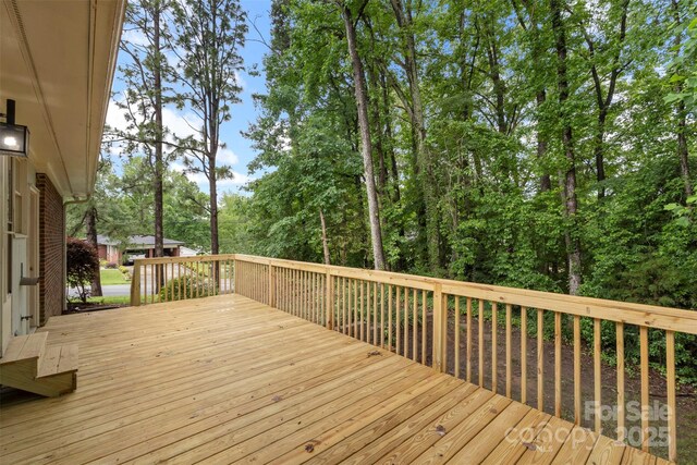 2666 Providence Dr, Gastonia, NC 28052 - view of deck