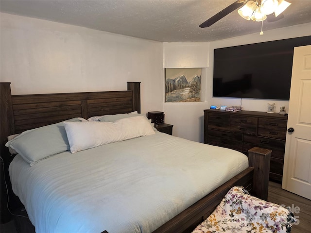 23 Pearl St, Granite Falls, NC 28630 - bedroom featuring wood finished floors and a ceiling fan