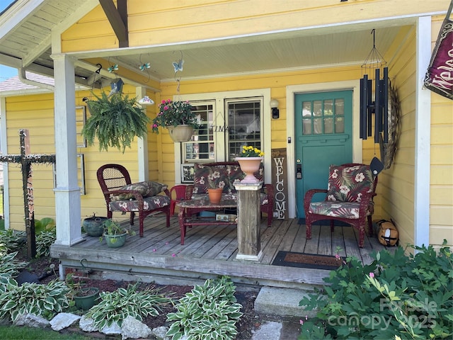 280 Walnut Ave, Spruce Pine, NC 28777 - view of exterior entry featuring covered porch