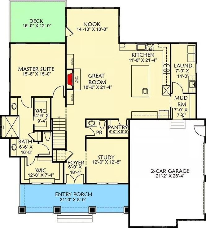 208 Cross Creek Dr, Cherryville, NC 28021 - floor plan / room layout