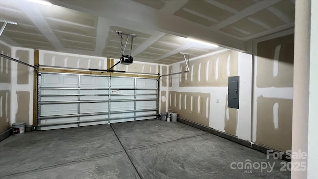 102 Cartington Way Unit Haf0042, Mooresville, NC 28115 - garage with electric panel and a garage door opener