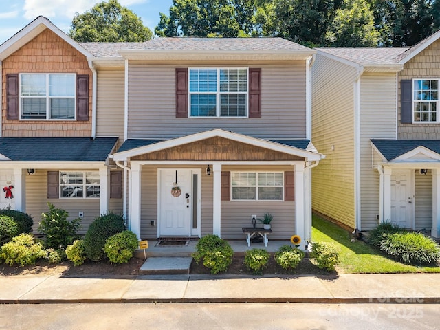 740 Tavern Ct Unit 7, Rock Hill, SC 29732 - view of property featuring covered porch and roof with shingles