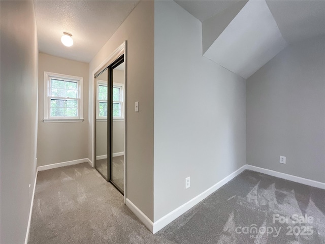 2619 Quailrush Rd, Charlotte, NC 28226 - bonus room featuring carpet, baseboards, and lofted ceiling