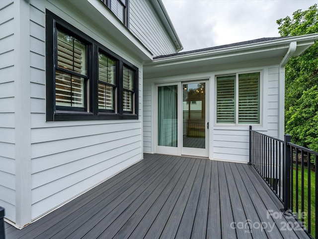 9426 Greyson Ridge Dr, Charlotte, NC 28277 - view of wooden terrace