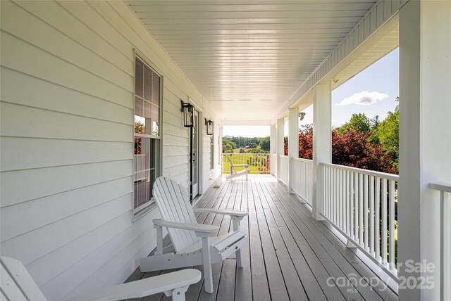 55 Foster Estate Dr, Asheville, NC 28806 - view of wooden porch