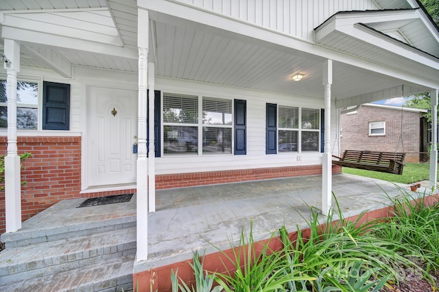 842 Cherry Rd S, Rock Hill, SC 29732 - property entrance featuring a porch and brick siding