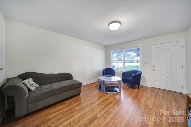 842 Cherry Rd S, Rock Hill, SC 29732 - living room featuring wood finished floors and baseboards