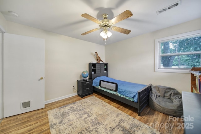 842 Cherry Rd S, Rock Hill, SC 29732 - bedroom with wood finished floors and a ceiling fan