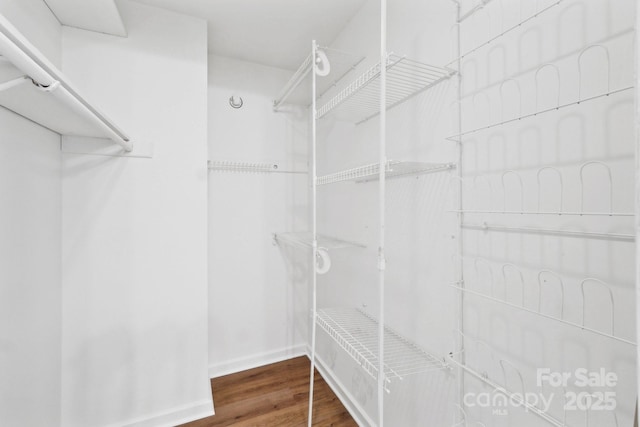 8338 Rittenhouse Cir, Charlotte, NC 28270 - spacious closet featuring wood finished floors