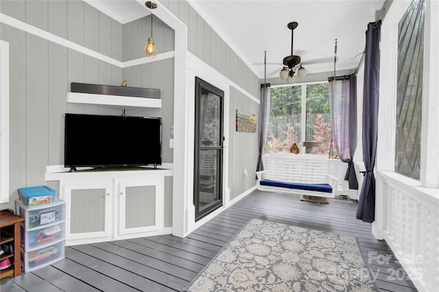 267 Ikerd Dr SE, Concord, NC 28025 - living room with wood finished floors