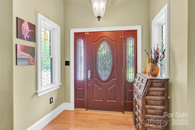 267 Ikerd Dr SE, Concord, NC 28025 - foyer entrance with healthy amount of natural light and light wood-style flooring
