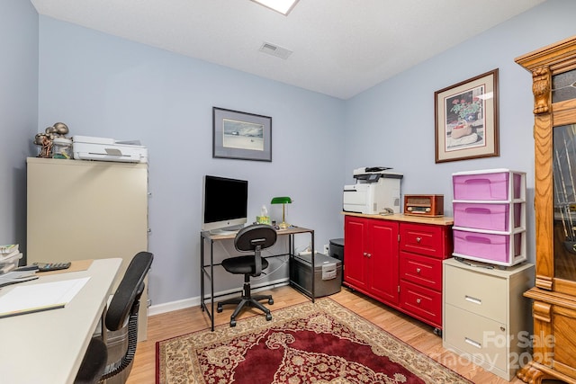 411 Summergate Dr Unit 78, Winston Salem, NC 27103 - office area with light wood-style flooring and baseboards