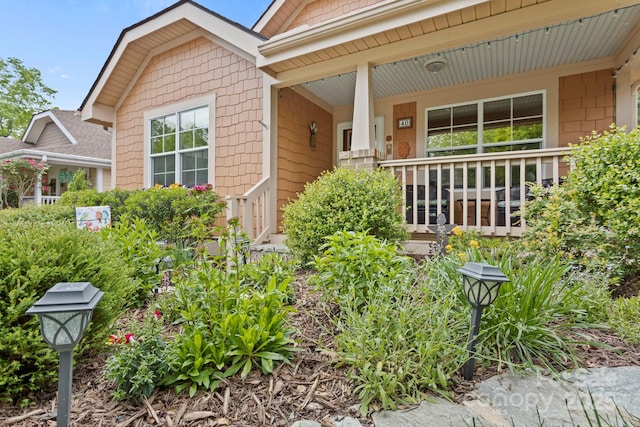 40 Avonlea Ln, Flat Rock, NC 28731 - property entrance featuring a porch