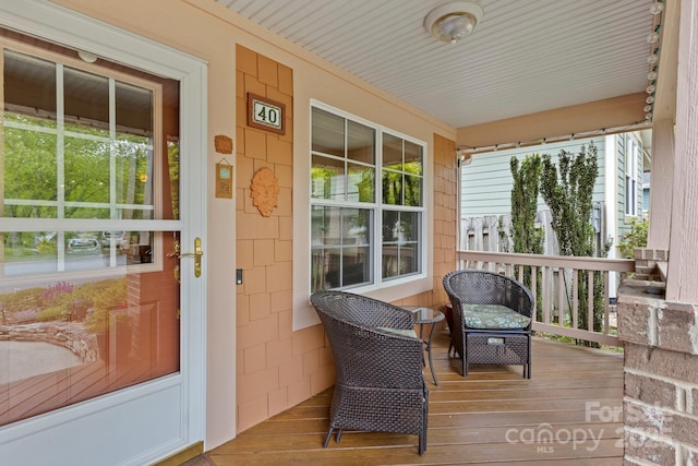 40 Avonlea Ln, Flat Rock, NC 28731 - view of wooden porch