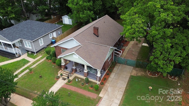 224 E Steele St, Salisbury, NC 28144 - view from above of property