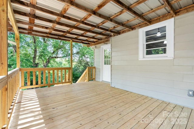 73 20th Ave SW, Hickory, NC 28602 - view of wooden terrace