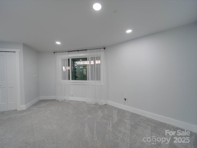2143 Manawa Ln, Tega Cay, SC 29708 - carpeted spare room featuring recessed lighting and baseboards
