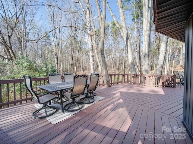 2143 Manawa Ln, Tega Cay, SC 29708 - wooden terrace featuring outdoor dining space