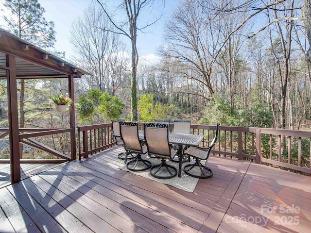 2143 Manawa Ln, Tega Cay, SC 29708 - wooden deck featuring outdoor dining space