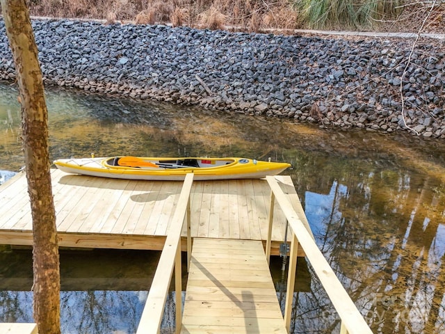 2143 Manawa Ln, Tega Cay, SC 29708 - dock area featuring a water view