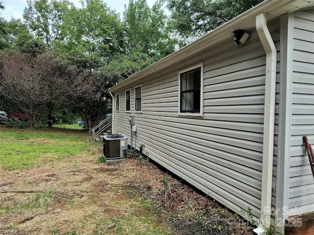 500 Bob Rollins Rd, Forest City, NC 28043 - view of side of home with central AC unit