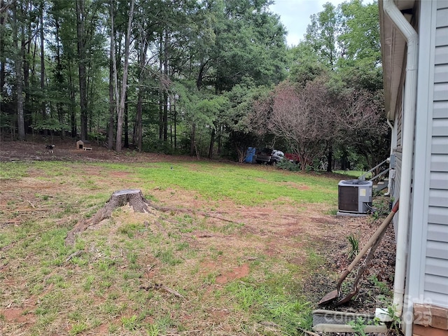 500 Bob Rollins Rd, Forest City, NC 28043 - view of yard featuring central AC unit