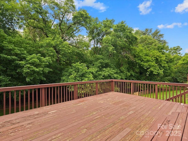 2821 Providence Spring Ln, Charlotte, NC 28270 - view of wooden terrace