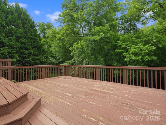 2821 Providence Spring Ln, Charlotte, NC 28270 - view of wooden deck