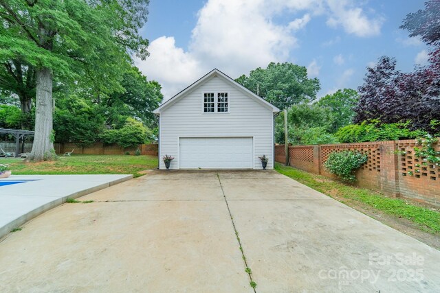 1121 S Wendover Rd, Charlotte, NC 28211 - garage with a detached garage