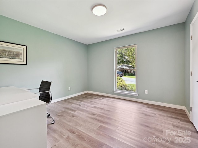 3531 Bon Rea Dr, Charlotte, NC 28226 - unfurnished office with wood finished floors and baseboards