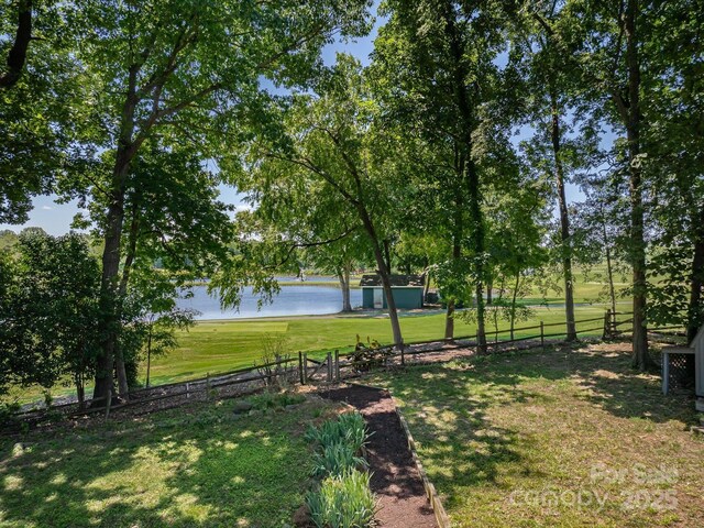 3531 Bon Rea Dr, Charlotte, NC 28226 - view of yard with a water view