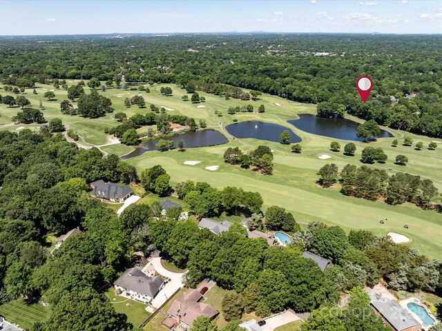 3531 Bon Rea Dr, Charlotte, NC 28226 - bird's eye view of a nearby body of water and a local golf course