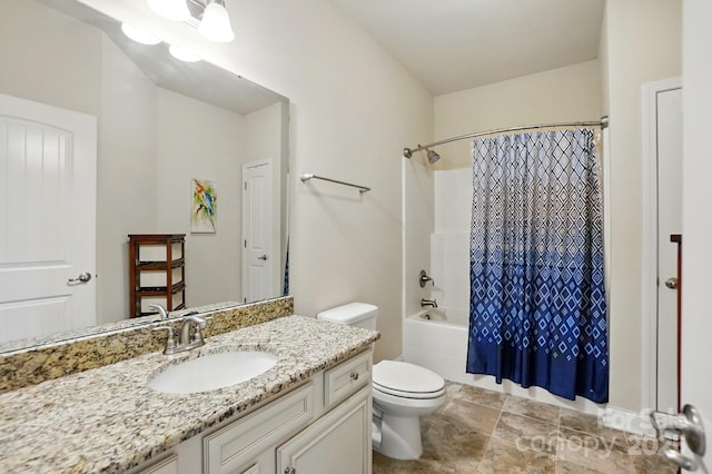 141 Tall Fern Loop, Mooresville, NC 28117 - full bathroom featuring toilet, vanity, and shower / bathtub combination with curtain