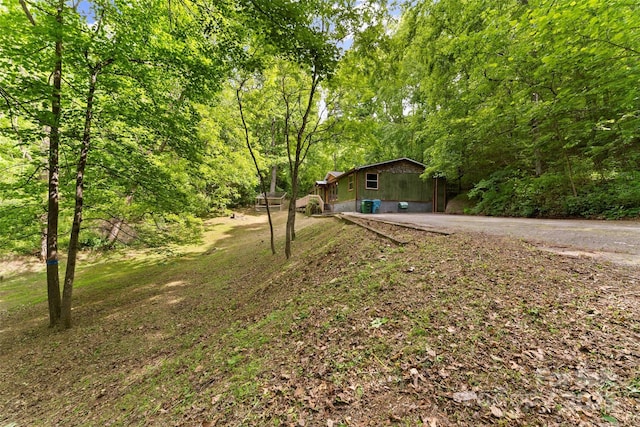 42 Evita Cove Rd, Weaverville, NC 28787 - view of yard with driveway
