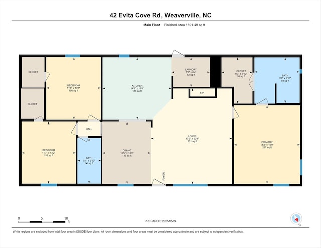 42 Evita Cove Rd, Weaverville, NC 28787 - floor plan / room layout