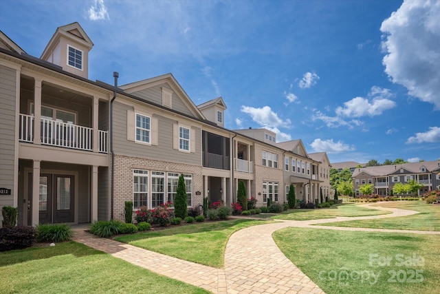 20216 Shaffer Bach Ln, Charlotte, NC 28277 - view of home's community with a residential view and a yard