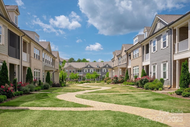 20216 Shaffer Bach Ln, Charlotte, NC 28277 - view of property's community featuring a residential view and a lawn