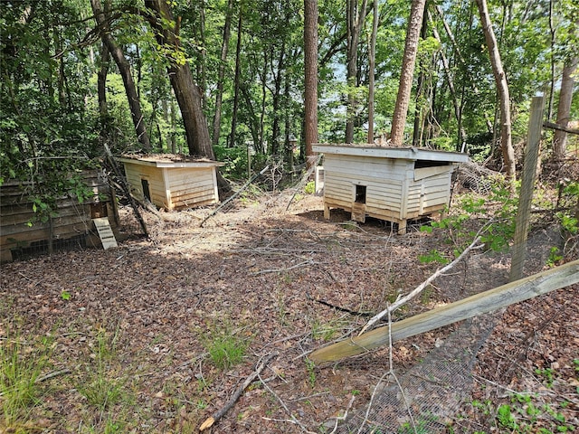 368 Settlemyre Rd, Morganton, NC 28655 - view of yard with an outdoor structure and exterior structure
