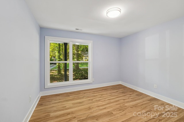 5414 Leaford Ct, Charlotte, NC 28227 - empty room featuring light wood-style flooring and baseboards