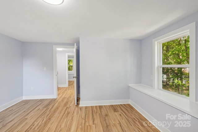 5414 Leaford Ct, Charlotte, NC 28227 - spare room with baseboards and light wood finished floors
