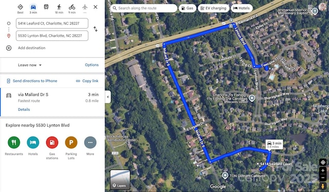 5414 Leaford Ct, Charlotte, NC 28227 - map / location