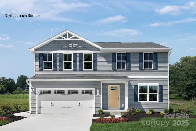 202 Rose Ln Unit 1501, Pageland, SC 29728 - view of front of property featuring concrete driveway and a garage