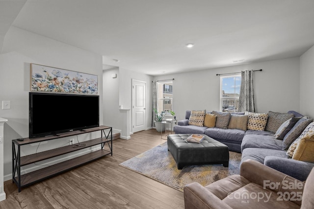 718 Dillon Way Unit 38, Fort Mill, SC 29715 - living area with wood finished floors and baseboards