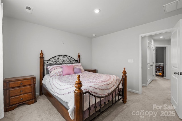 718 Dillon Way Unit 38, Fort Mill, SC 29715 - bedroom with light carpet and recessed lighting