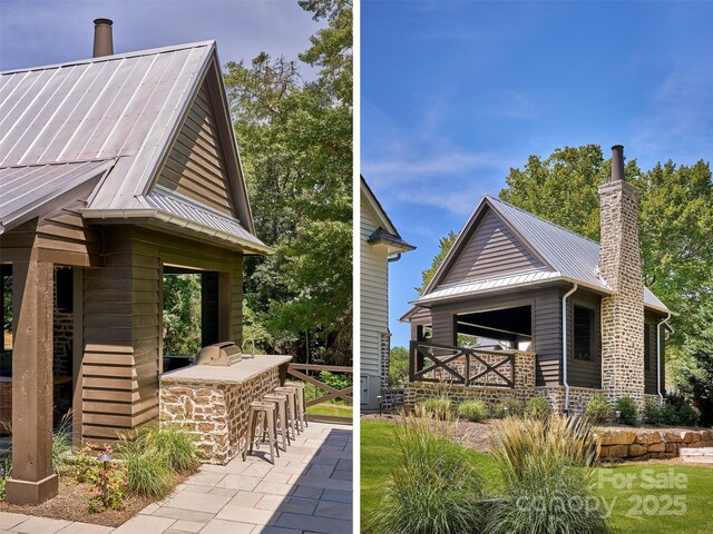 2270 New Gray Rock Rd, Fort Mill, SC 29708 - view of patio / terrace with exterior kitchen