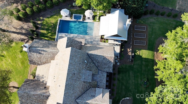 2270 New Gray Rock Rd, Fort Mill, SC 29708 - view from above of property featuring a pool
