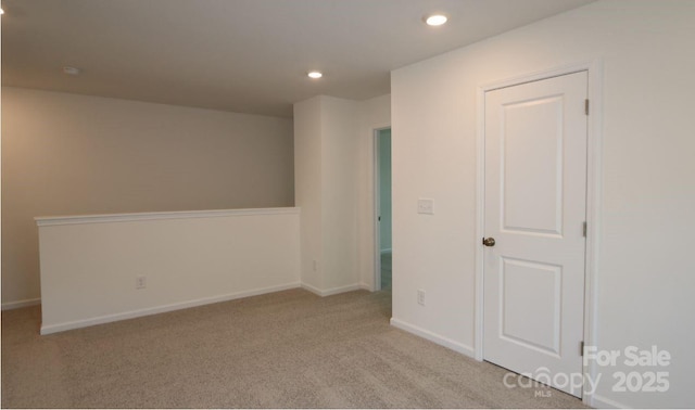 1922 Highland Park Dr, Charlotte, NC 28269 - carpeted spare room with recessed lighting and baseboards