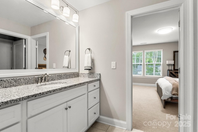 4189 Island Fox Ln, Denver, NC 28037 - ensuite bathroom with vanity, baseboards, and tile patterned floors