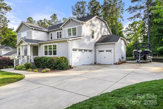 4189 Island Fox Ln, Denver, NC 28037 - view of front of home with driveway and an attached garage