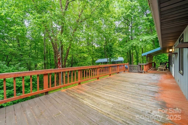 302 Mitchell Rd, Sylva, NC 28779 - view of deck